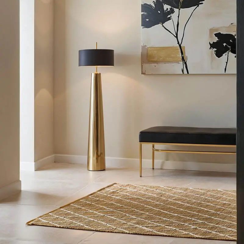 Jute Rug Kunu Natural Handwoven Diamond Design - Image 8