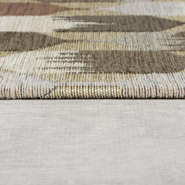 Kelso Geometric Blue Chenille Rug - Image 10