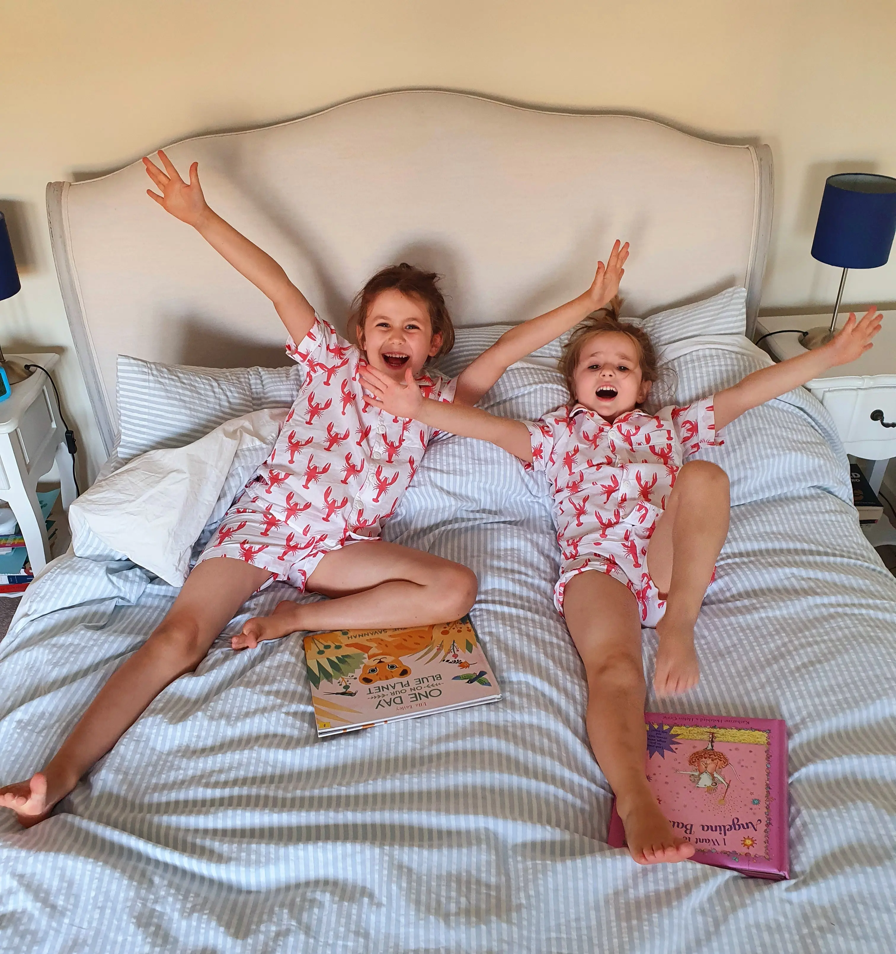 Red Lobster Kids' Organic Cotton Pyjama Short Set - Image 4