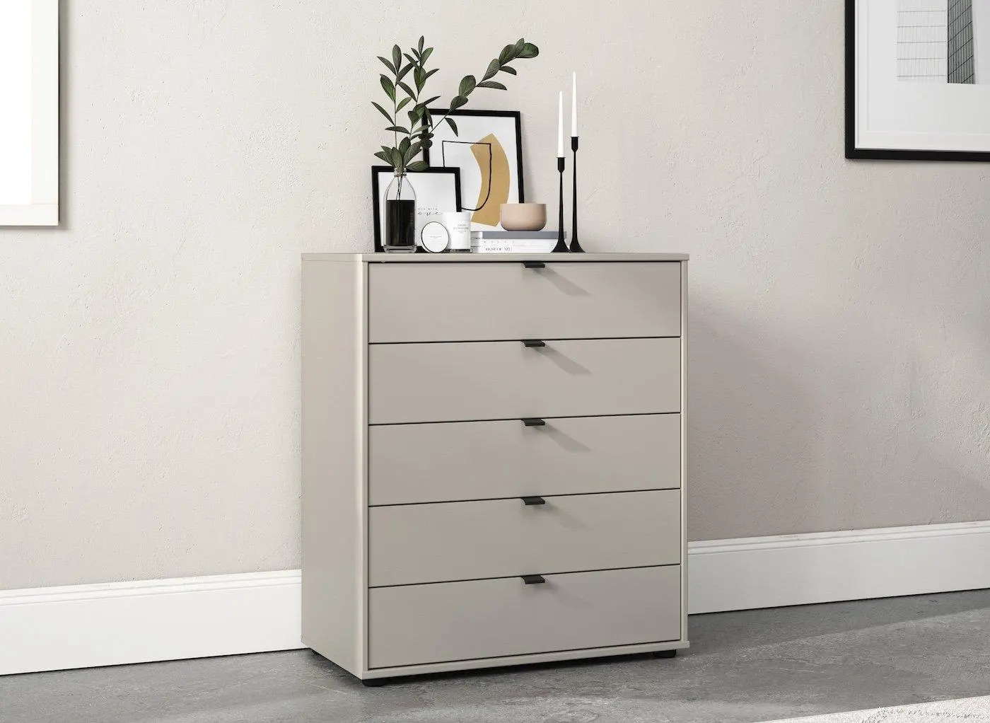 Kirkpatrick 4-Drawer Chest - Grey