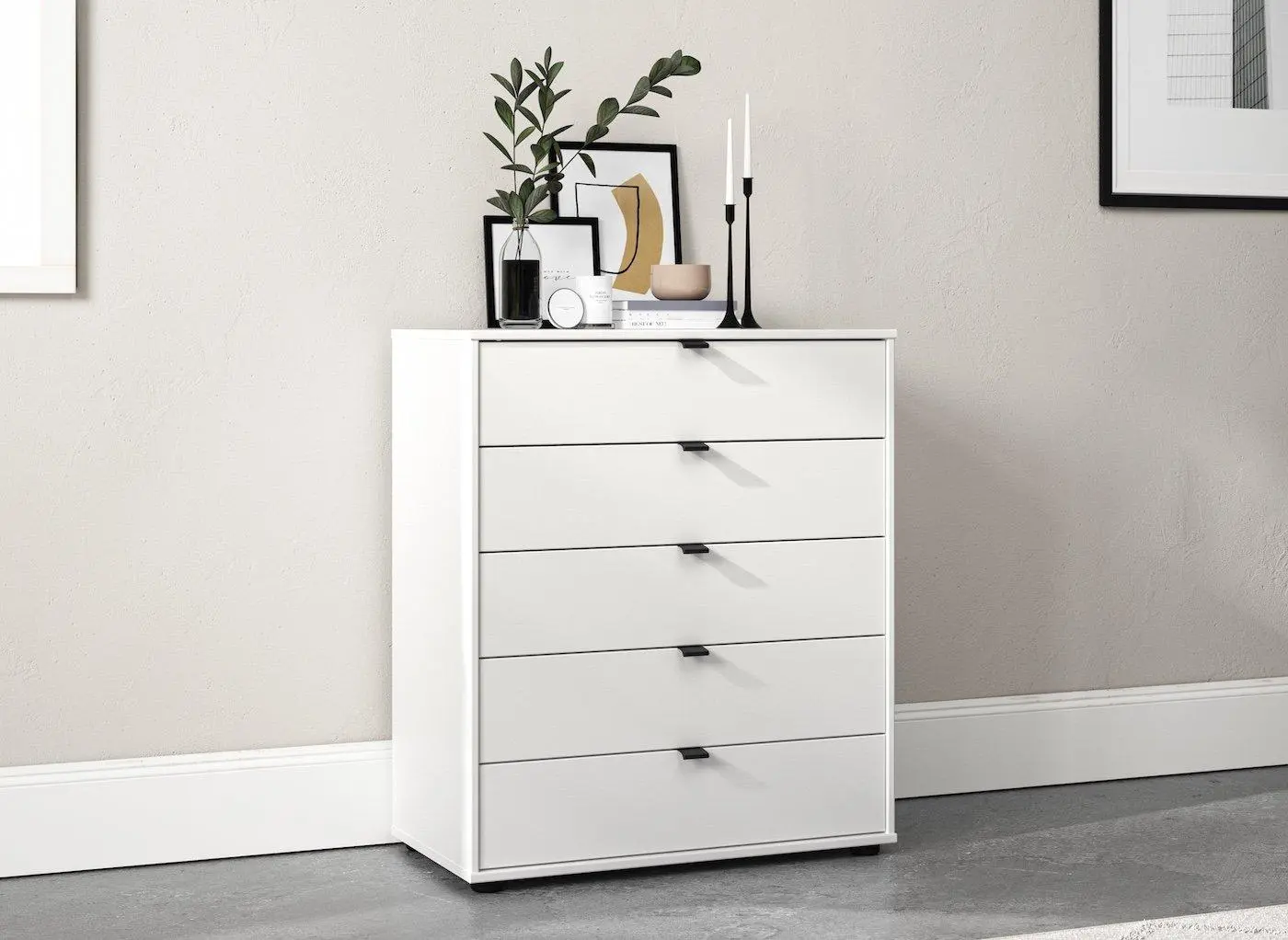 Kirkpatrick 4-Drawer Chest - White