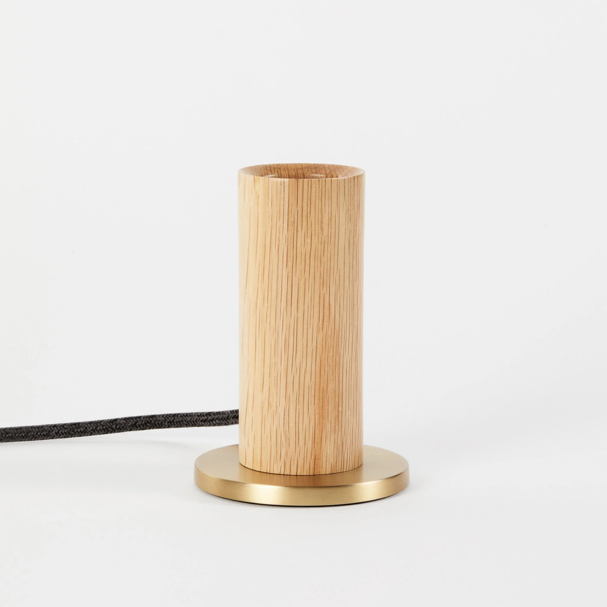 Knuckle Table Lamp in Oak + Oval - Image 4