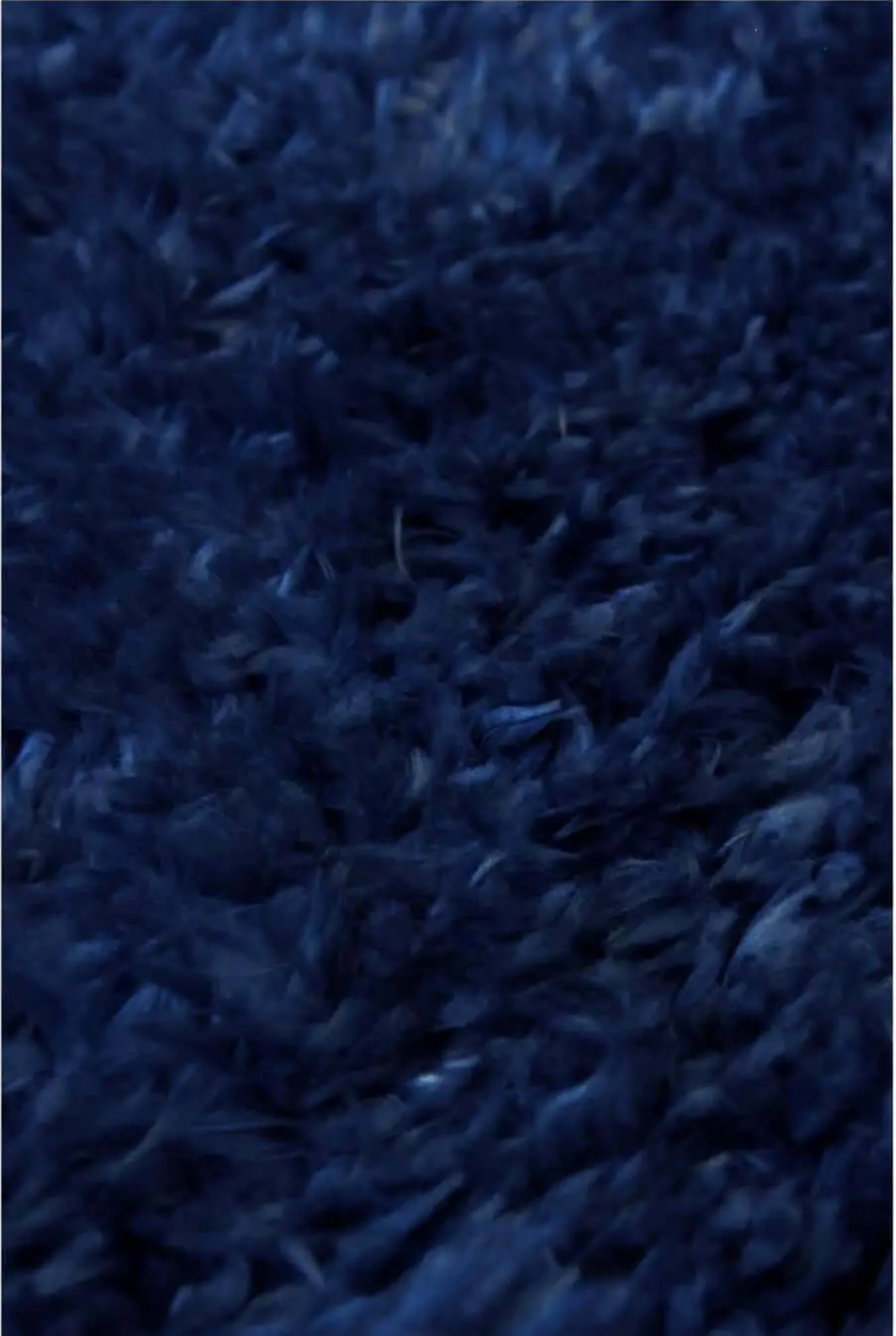 Lagom Navy Shaggy Rug - Image 2
