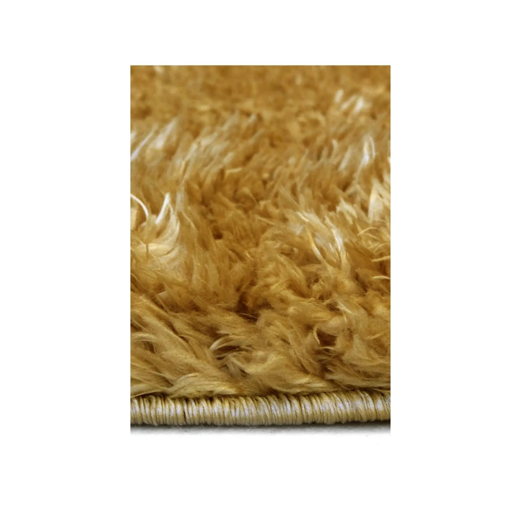 Lagom Ochre Shaggy Rug - Image 6