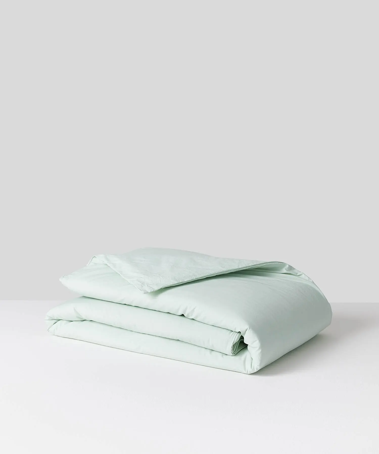 Light Green Organic Cotton Duvet Cover - Image 2