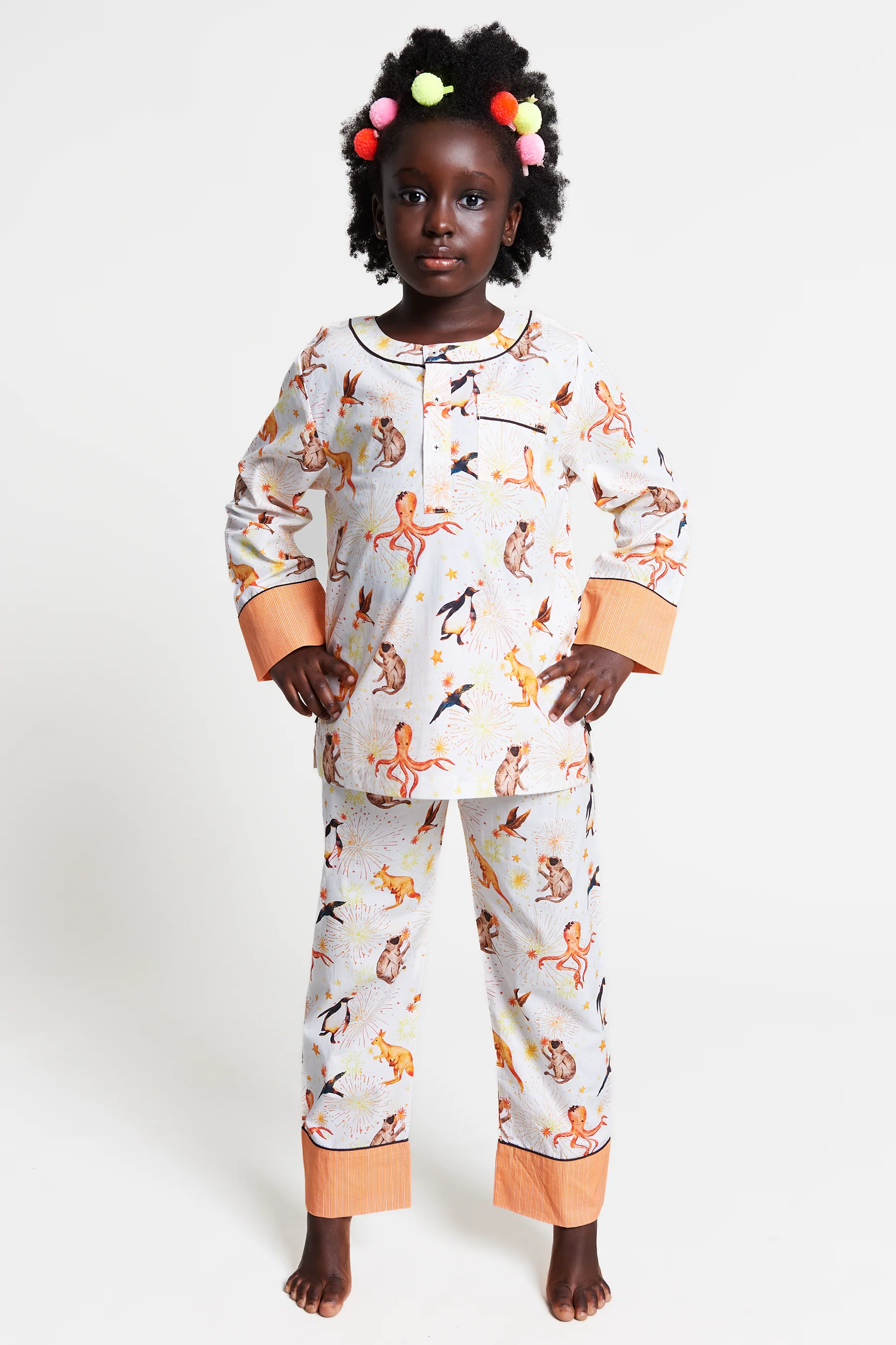 Light Up, Light Up! Kids Organic Cotton Pyjama Trouser Set