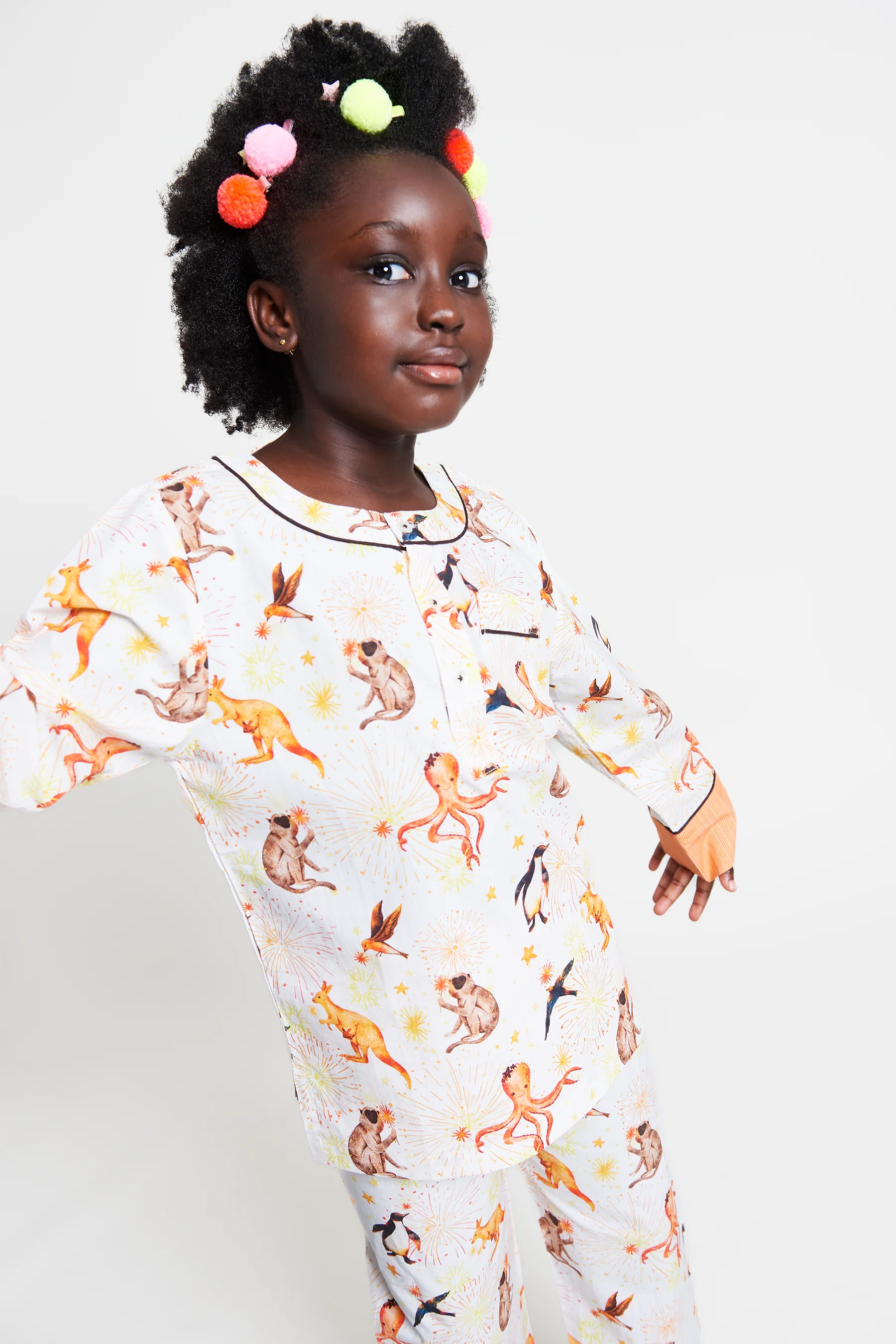 Light Up, Light Up! Kids Organic Cotton Pyjama Trouser Set - Image 3