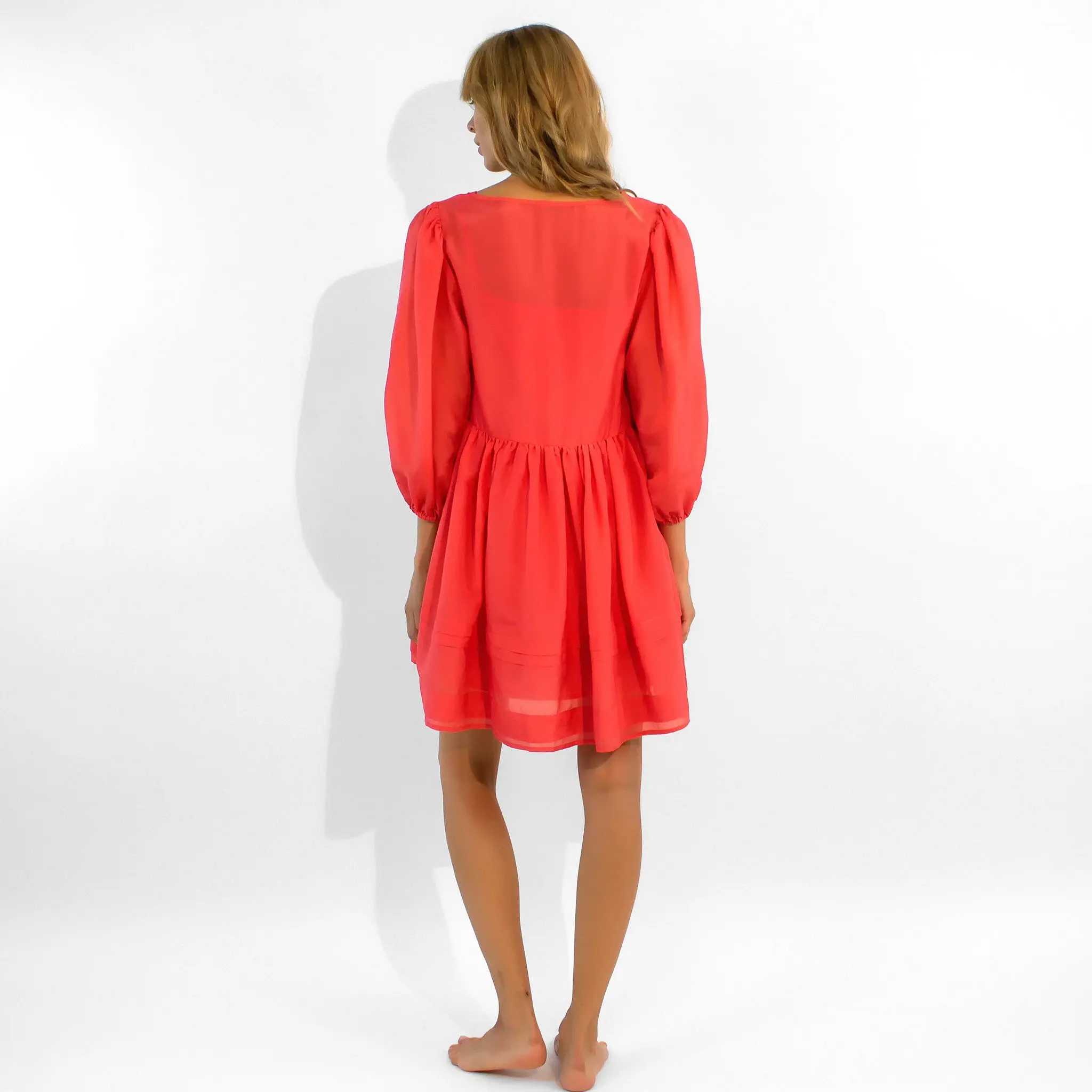 Lightness Of Being Mini Dress Red - Image 3