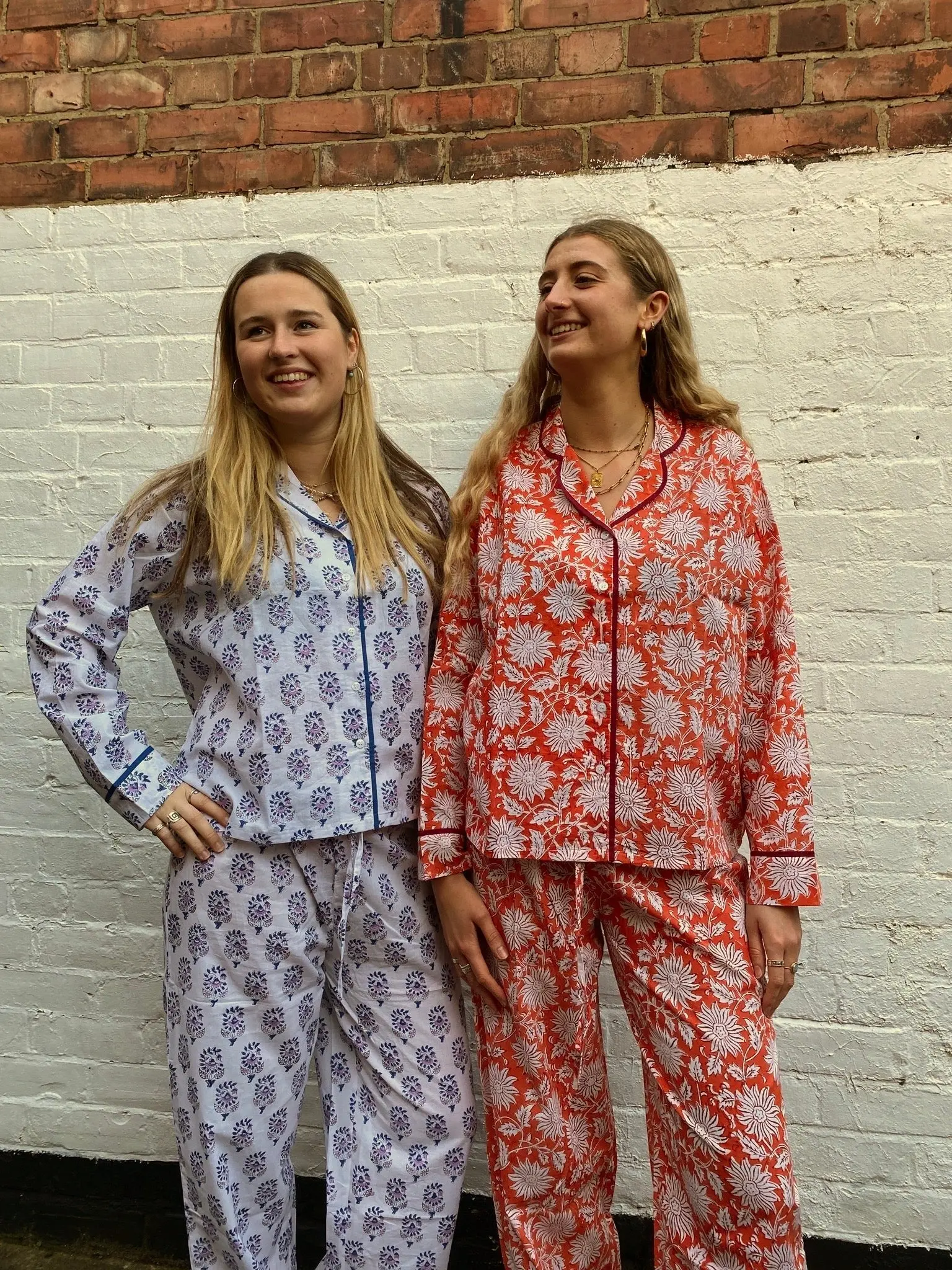 Lilac Bloom Women's Cotton Pyjama Trouser Set - Image 4