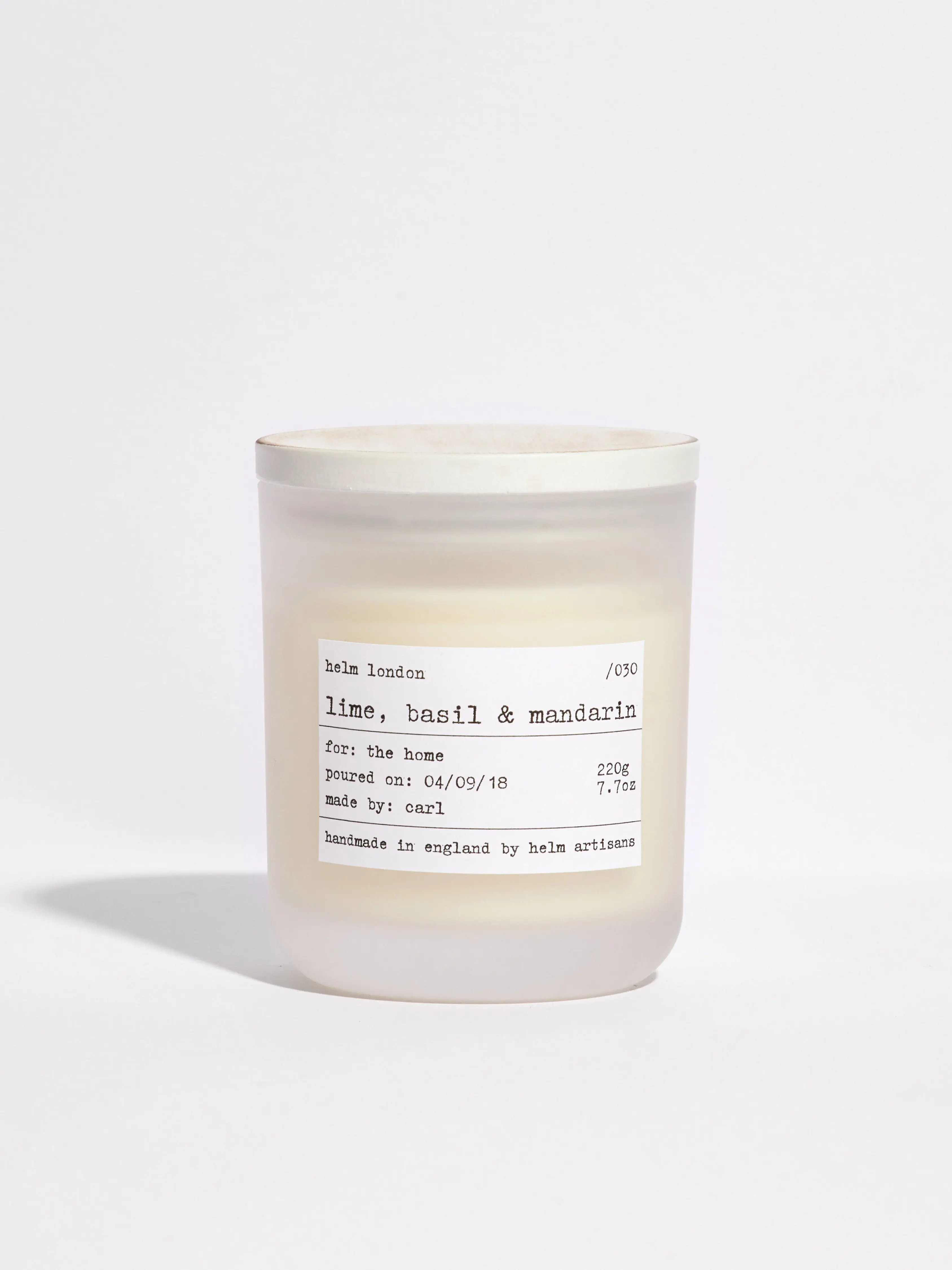 Lime Basil & Mandarin Luxury Candle - Image 2