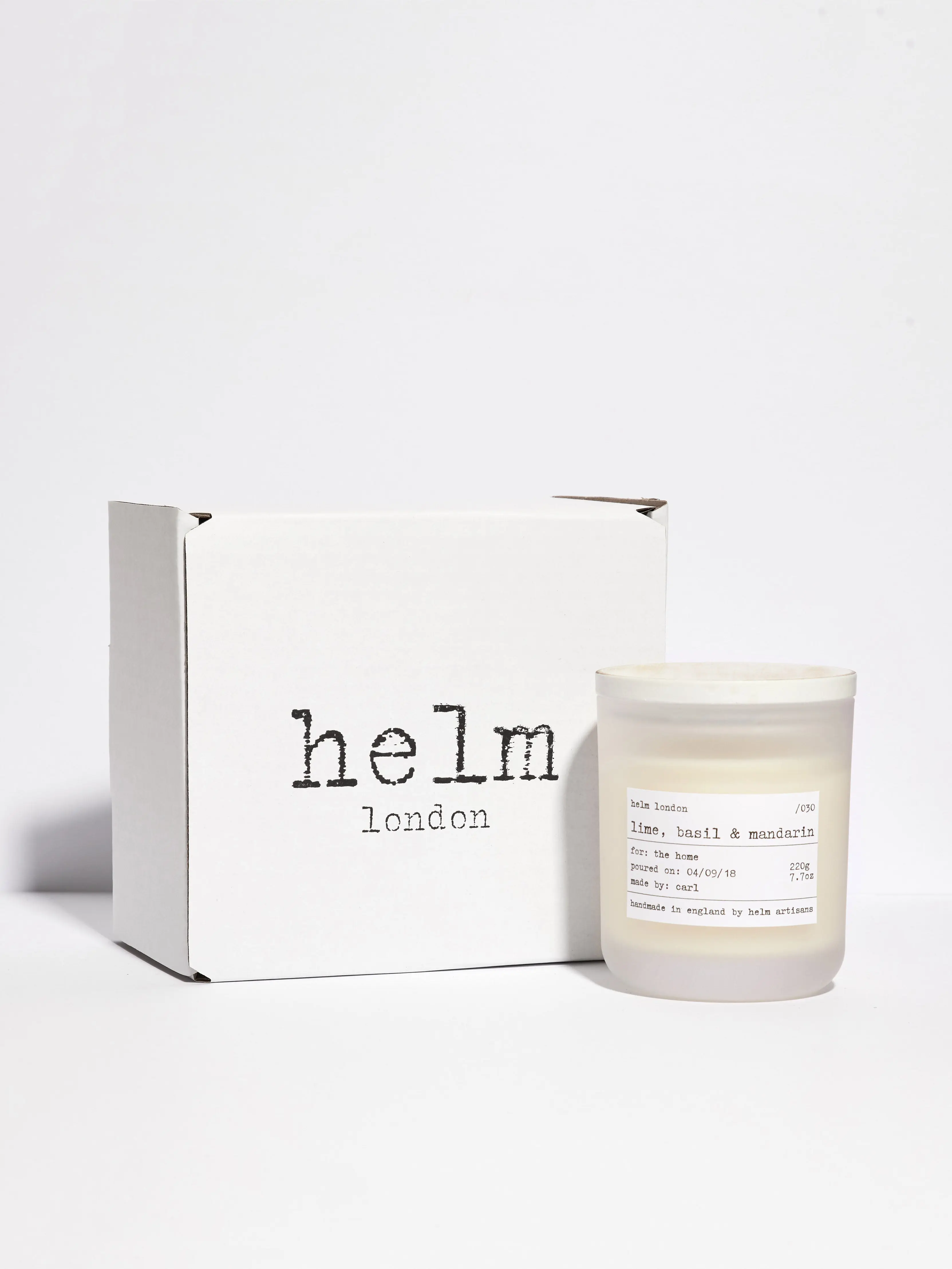 Lime Basil & Mandarin Luxury Candle - Image 5