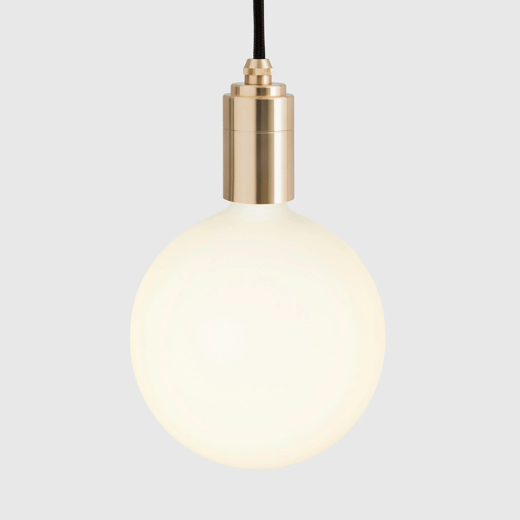 Linear Triple Pendant in Brass + Sphere IV - Image 4