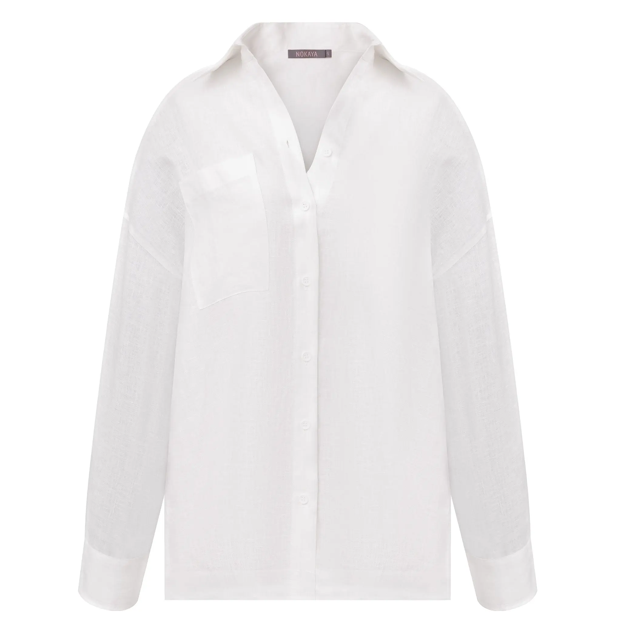 White Linen Unisex Spirit Shirt - Image 12