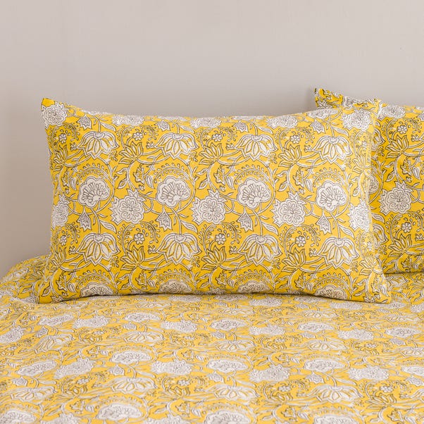 Lizzy Tile Cotton Duvet Cover & Pillowcase Set - Image 3