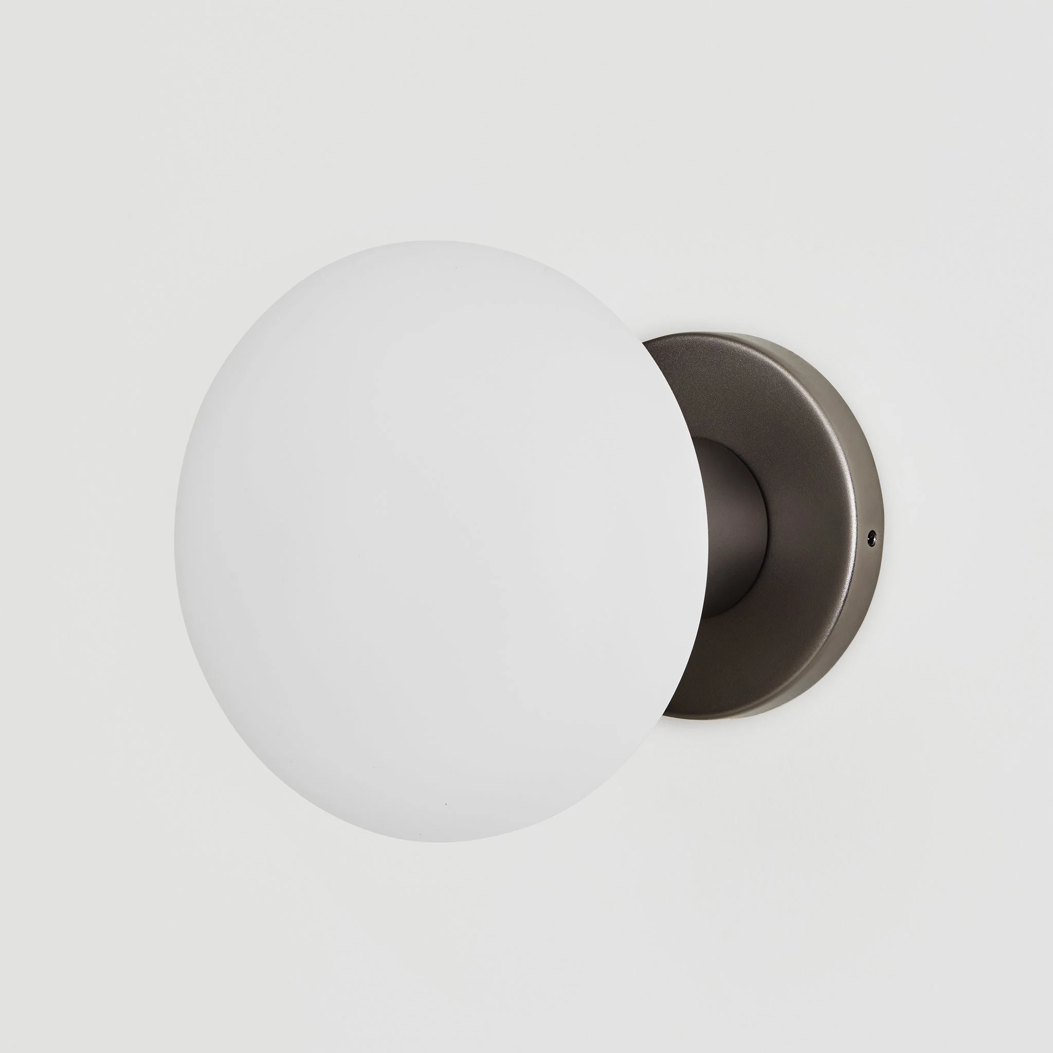 Lochan Wall Light in Graphite + Oval - Image 4