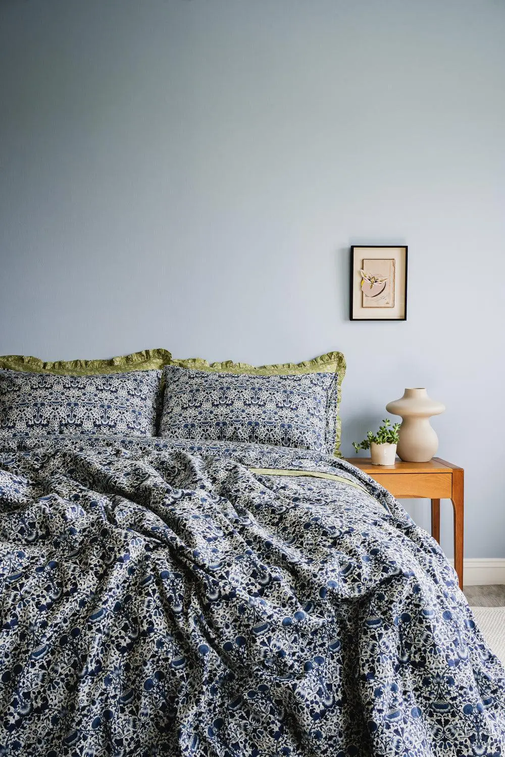 Lodden Navy Liberty Flat Top Sheet