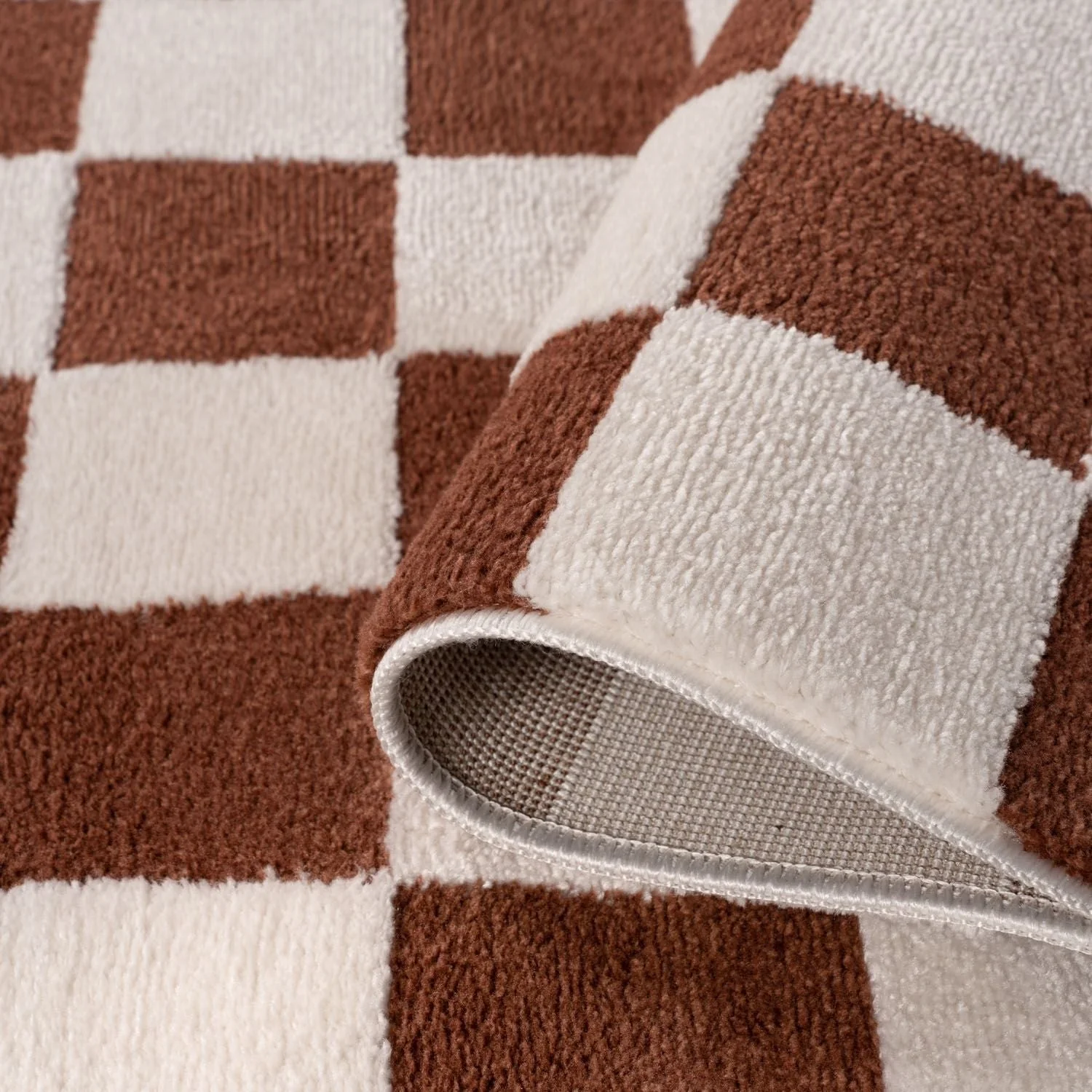 Loft Checkerboard Terra Rug - Image 4