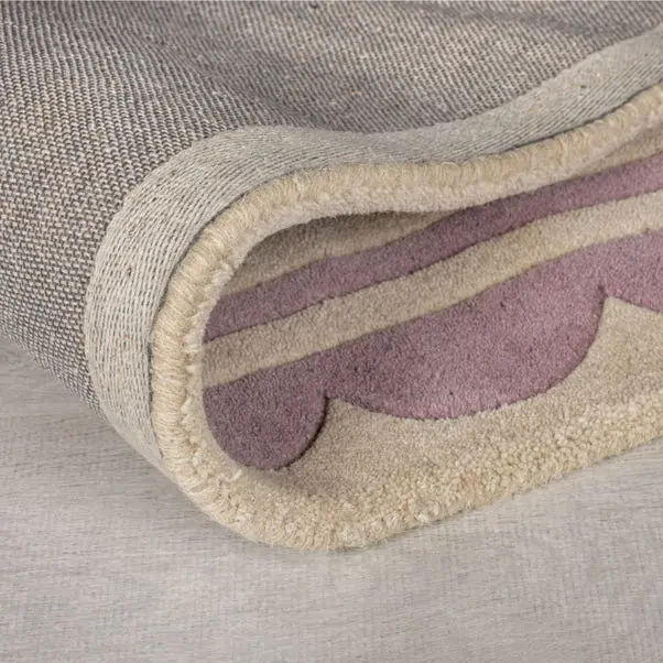 Lois Scallop Border Wool Circle Rug - Image 13