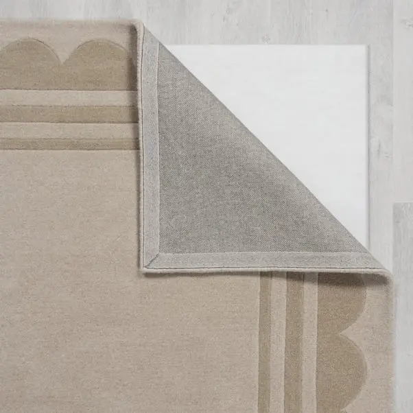 Lois Scallop Border Wool Circle Rug - Image 9