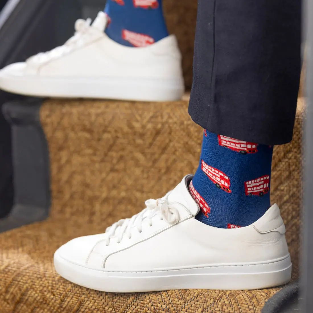 London Bus Bamboo Socks - Image 2