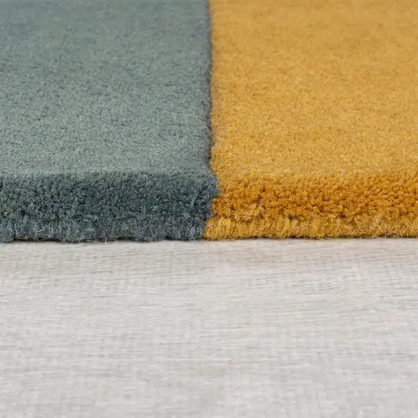 Lozenge Abstract Wool Rug - Image 4