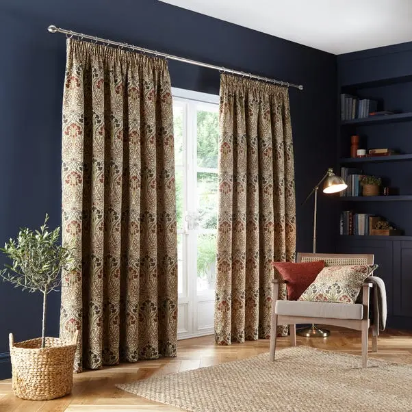 Multicoloured Lucetta Pencil Pleat Curtains - Image 2