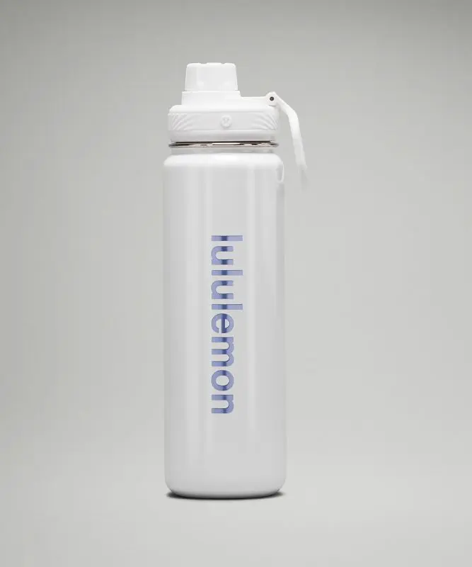 White Back to Life Sport Bottle 24oz Shine - Image 5