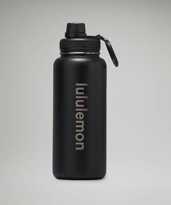 Black Back to Life Sport Bottle 32oz - Image 4