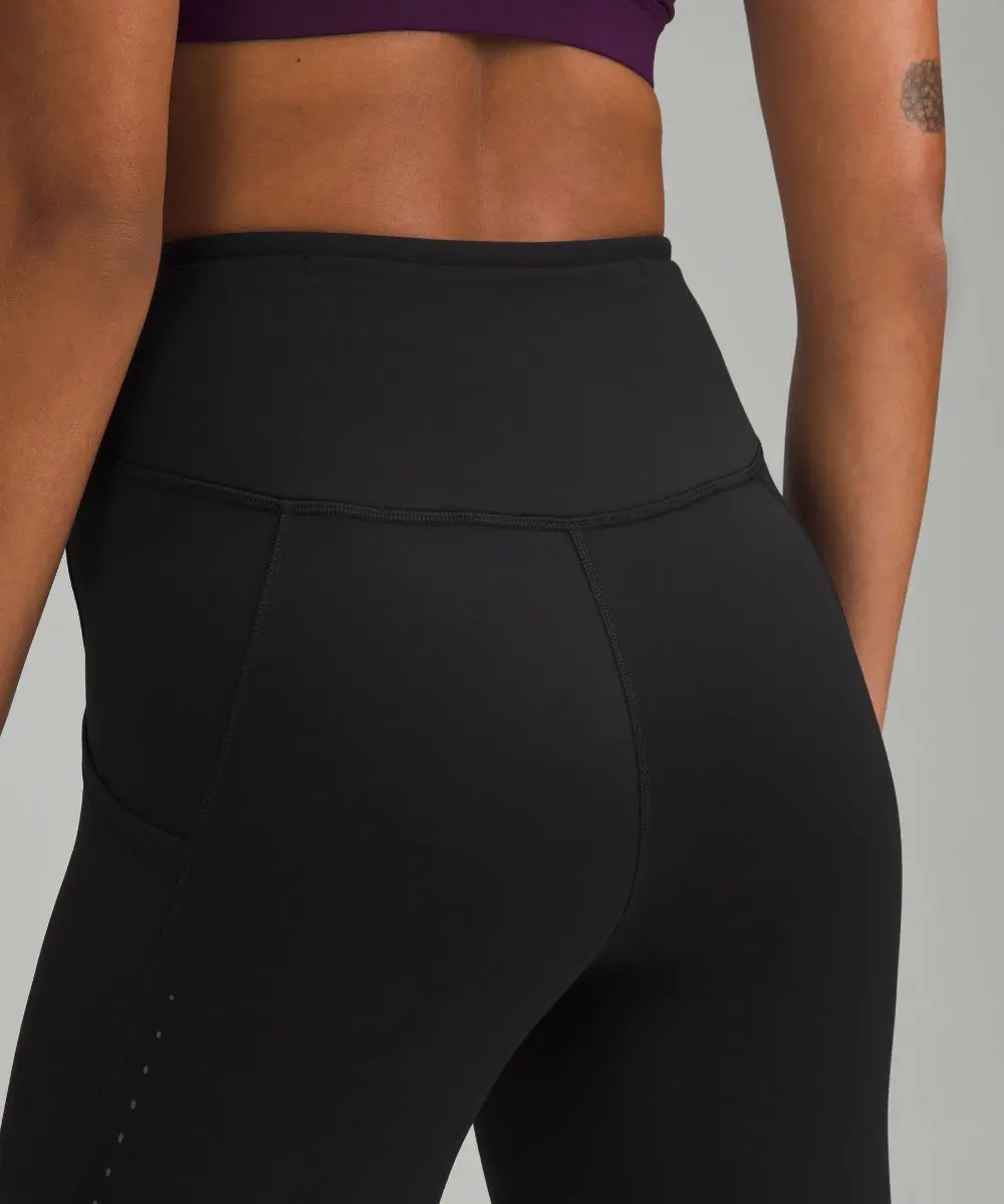 Women's Fast and Free High-Rise Thermal Tight Leggings Pockets - Image 5