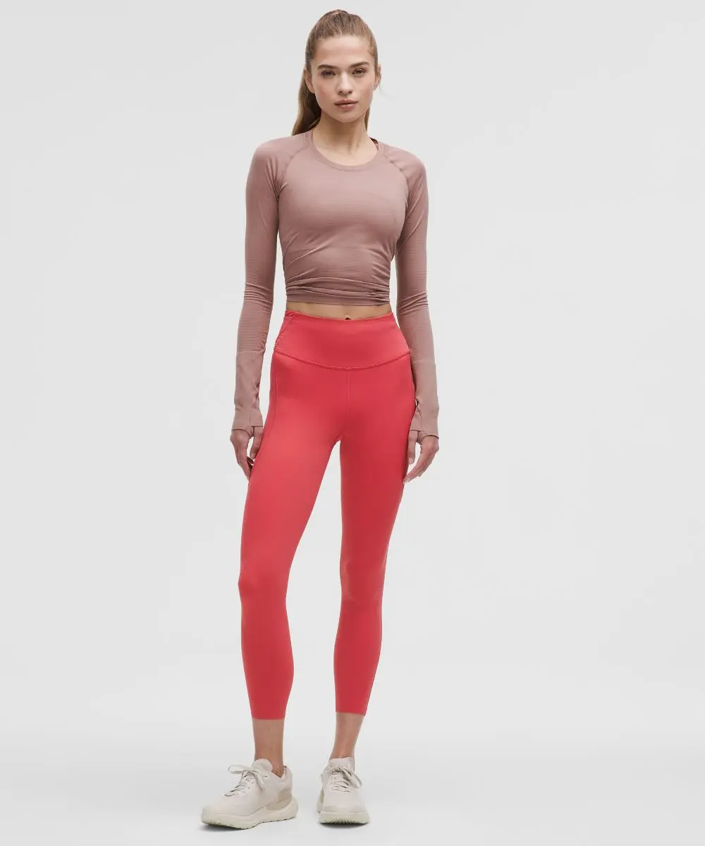 Women's Fast and Free High-Rise Tight Leggings Pockets - Various Colours - Image 8