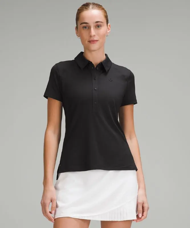 Women's Quick-Dry Short-Sleeve Polo Shirt Straight Hem
