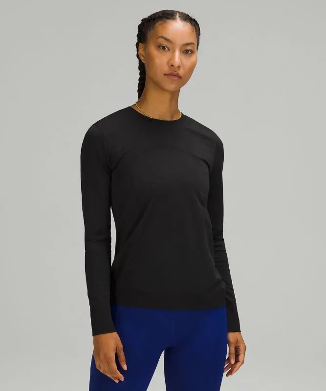 Women's Swiftly Relaxed Long-Sleeve Shirt Hip Length