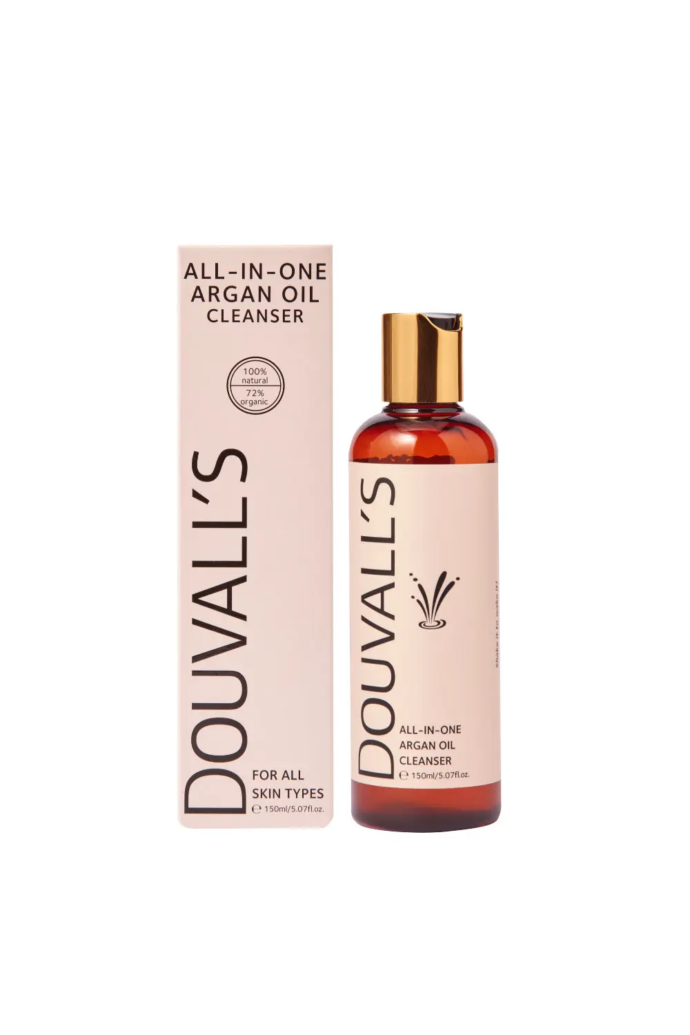Luxury Argan Gift Set containing 150ml argan cleanser and 50ml organic first cold pressed argan oil - Image 2