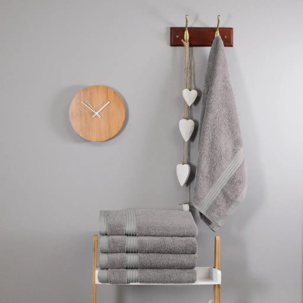 Luxury Bamboo Towel in Grey - Image 3