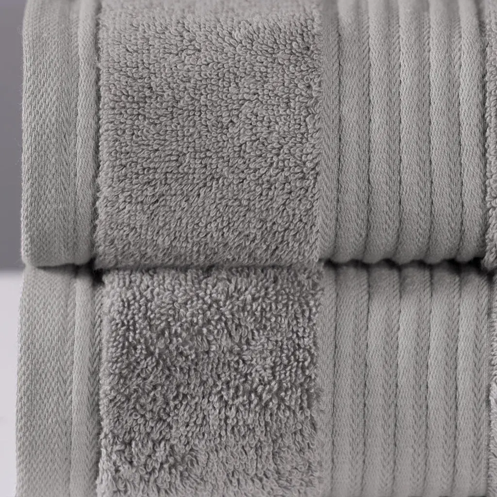 Luxury Bamboo Towel in Grey - Image 5