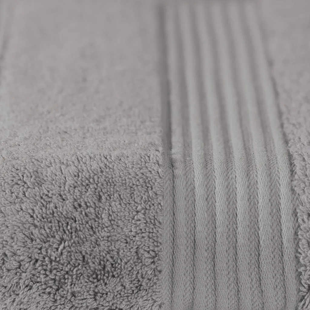 Luxury Bamboo Towel in Grey - Image 7