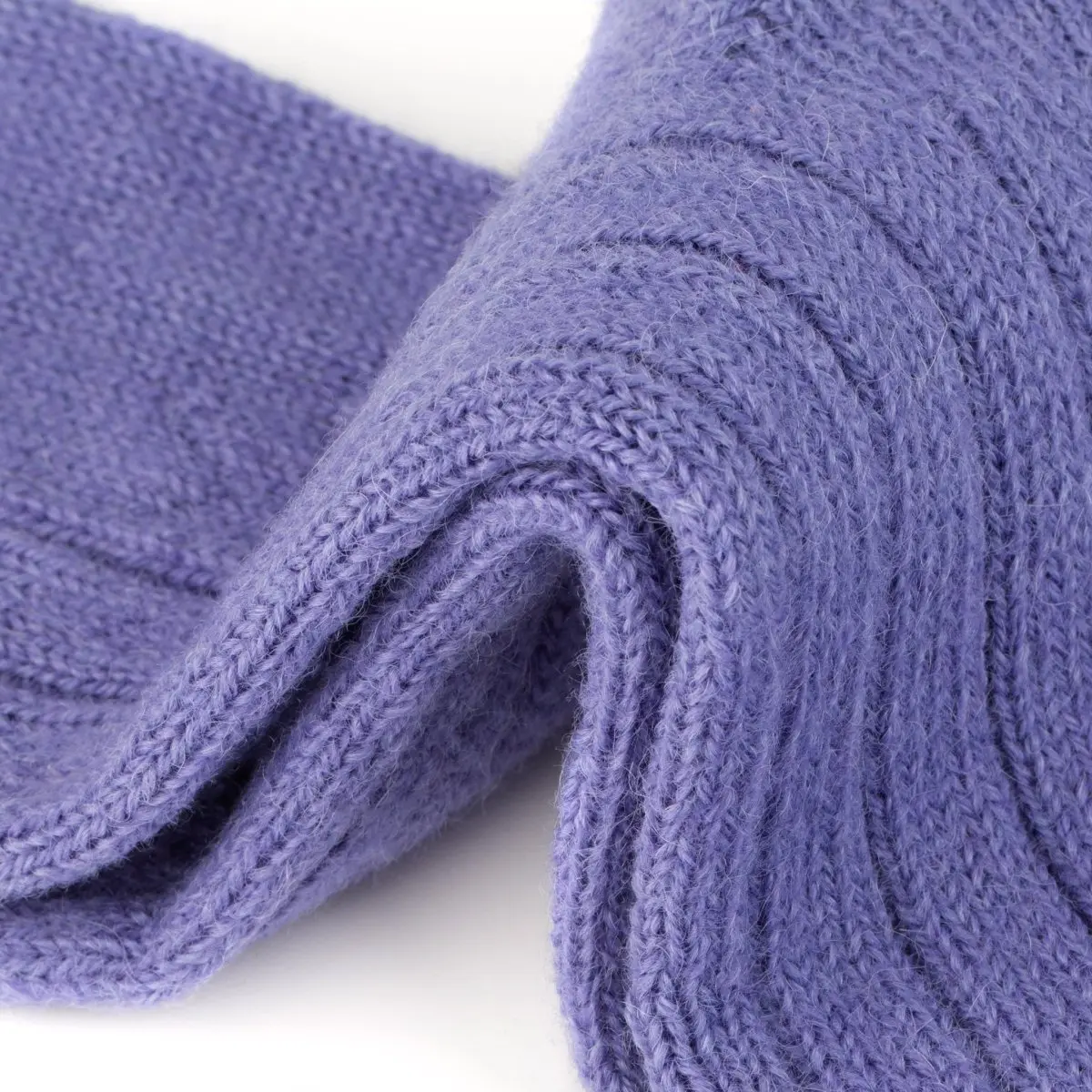 Luxury lounge socks in British alpaca - Lilac - Image 3