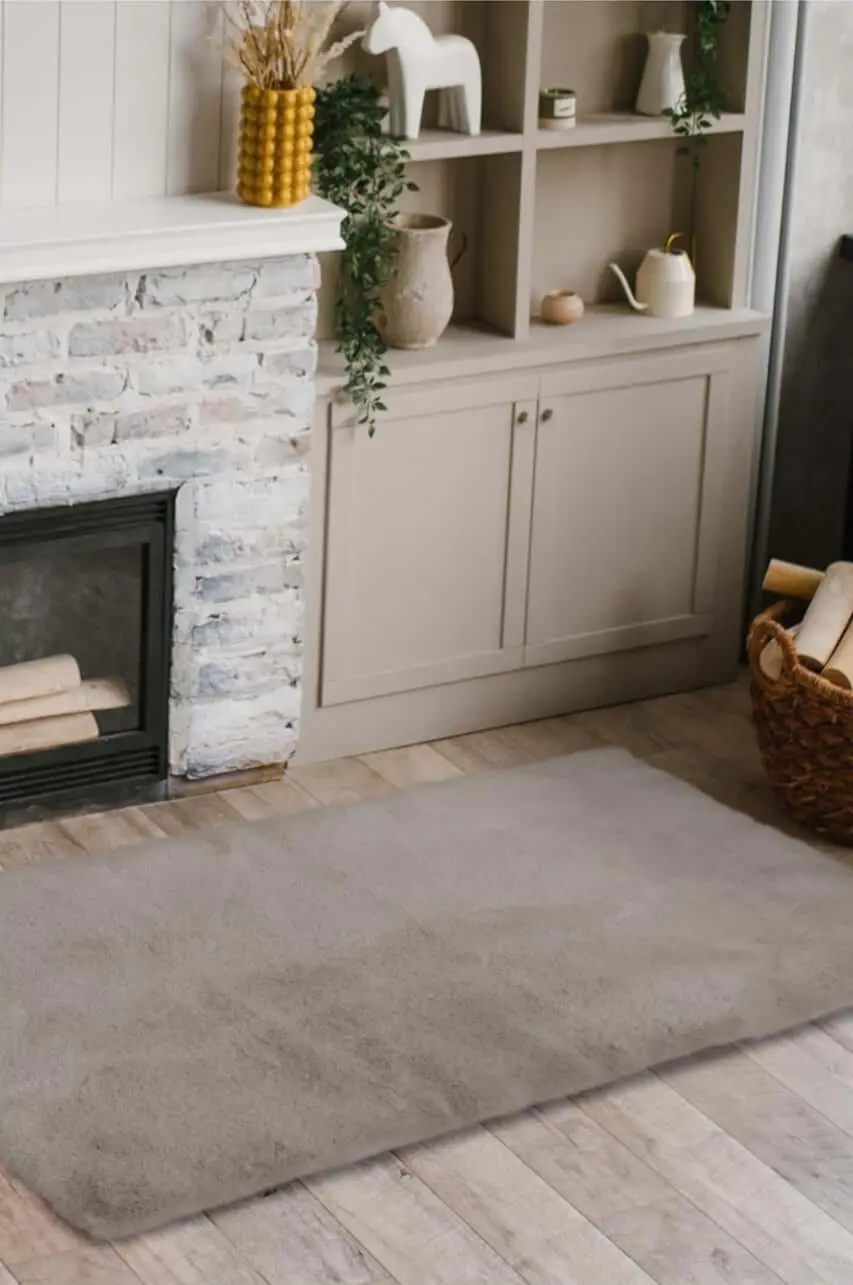 Luxury Natural Faux Fur Rug - Image 9