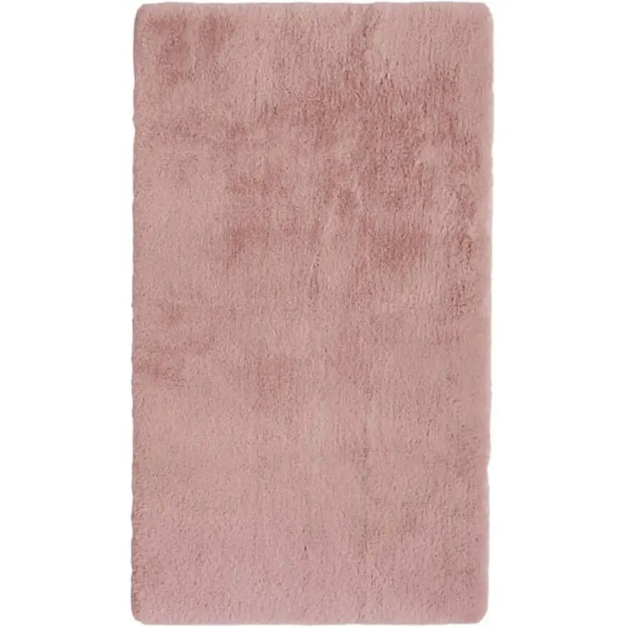 Luxury Pink Faux Fur Rug - Image 7