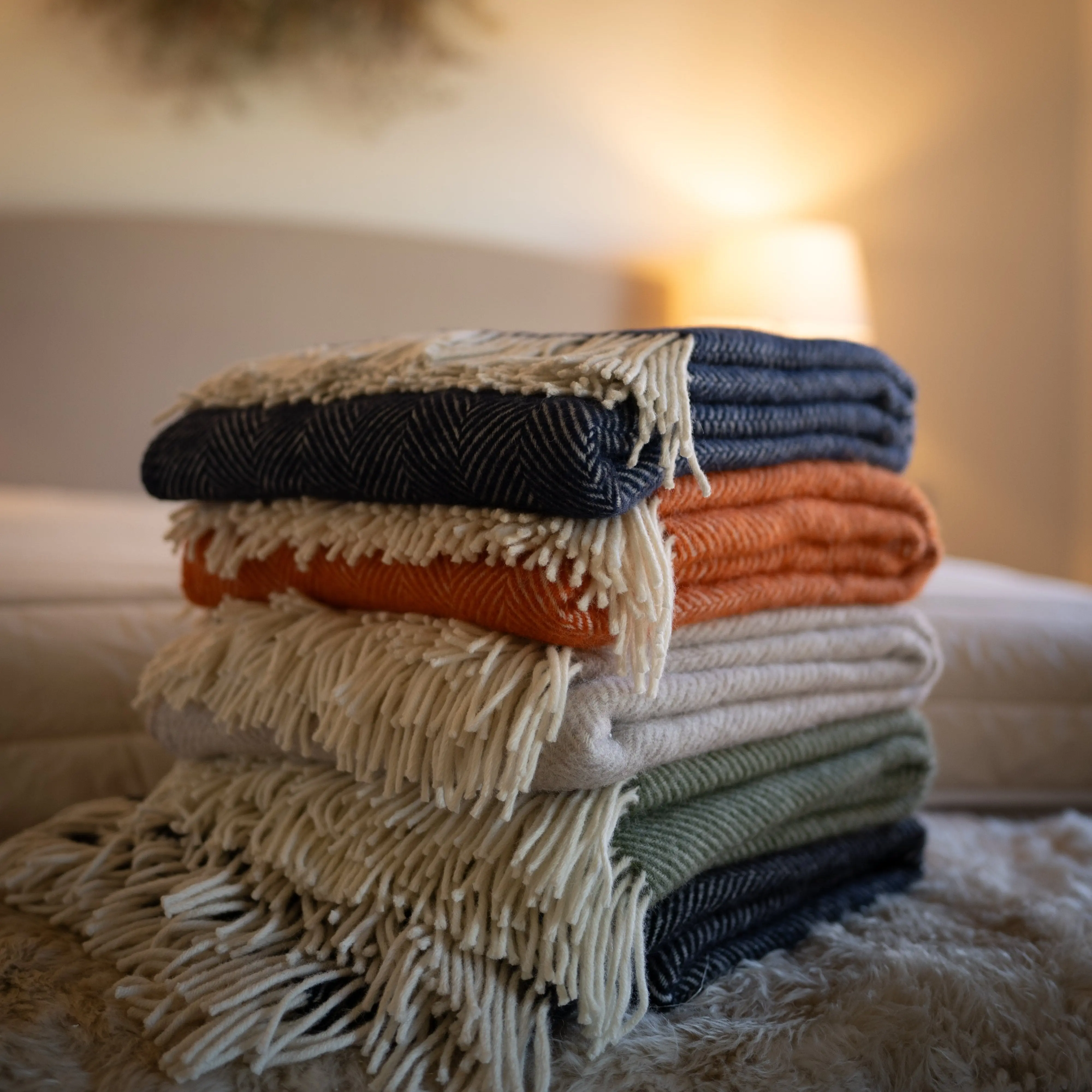 Luxury Pure Wool Throw