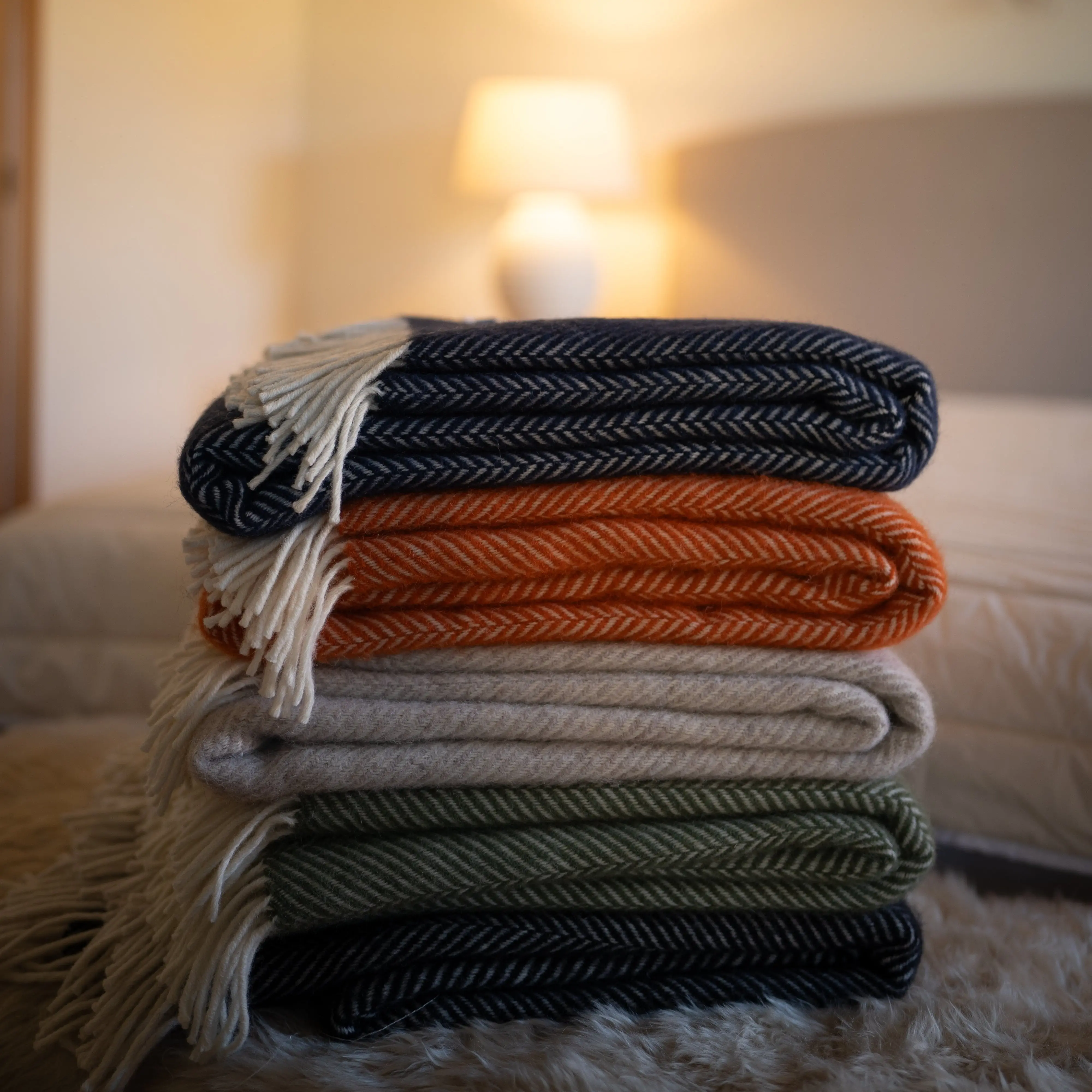 Luxury Pure Wool Throw - Image 2