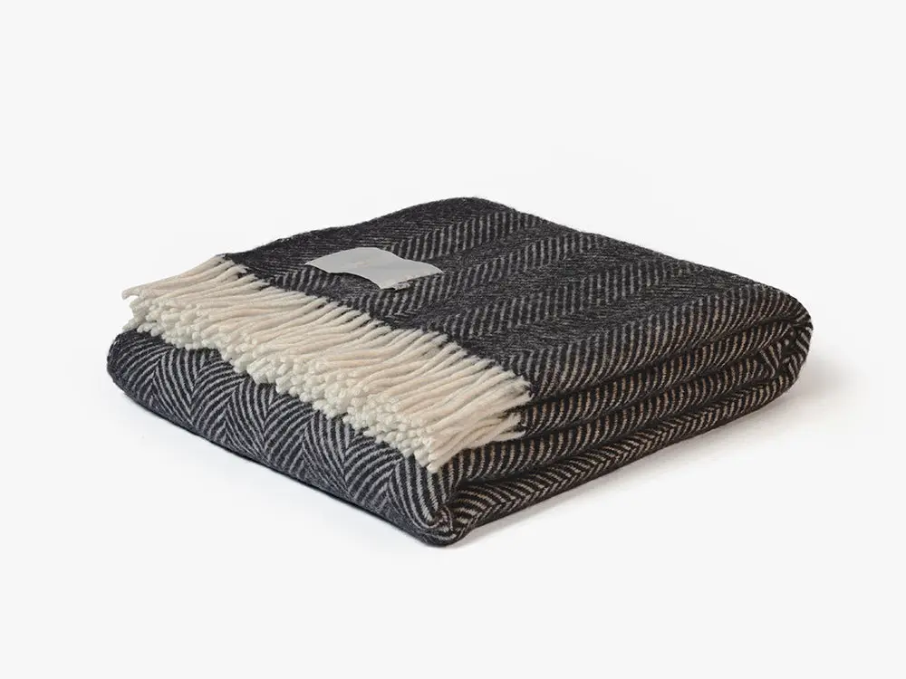 Luxury Pure Wool Throw - Image 3