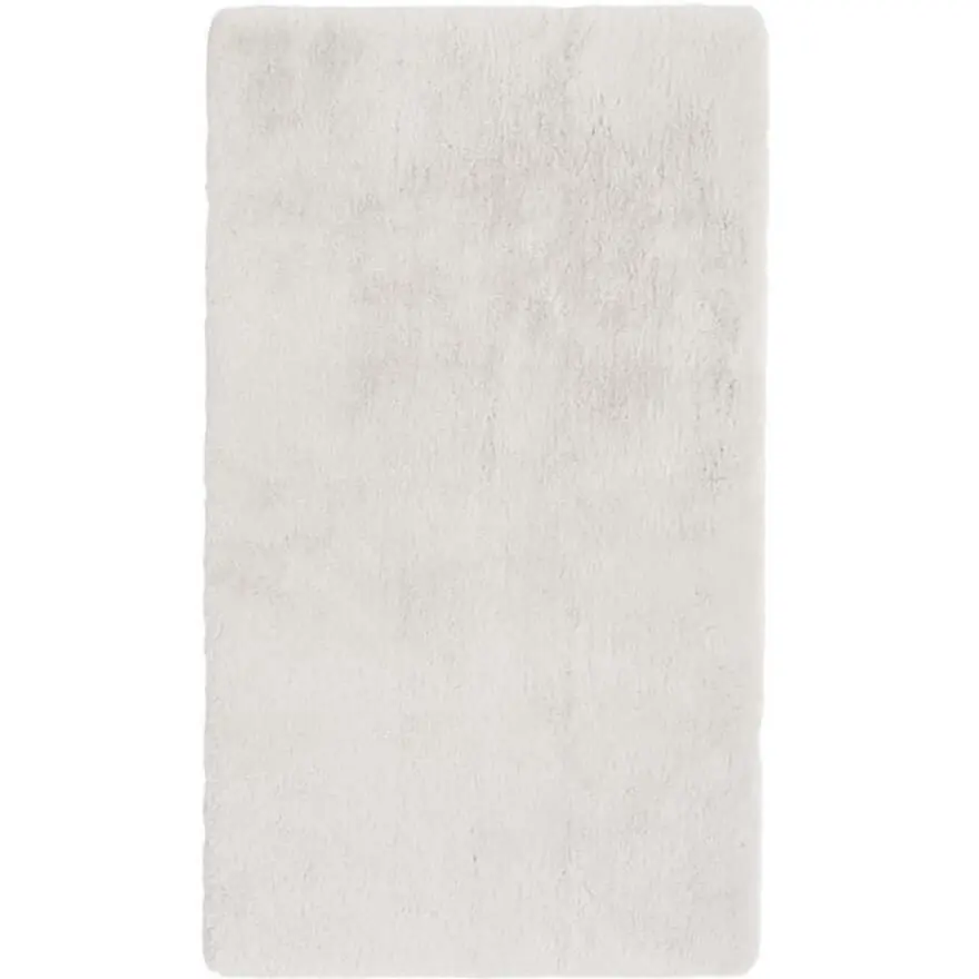 Luxury White Faux Fur Rug - Image 4