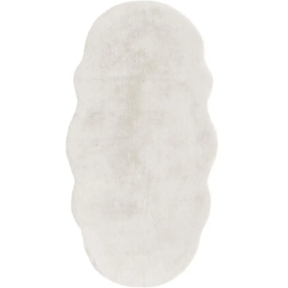 Luxury White Faux Fur Rug - Image 8