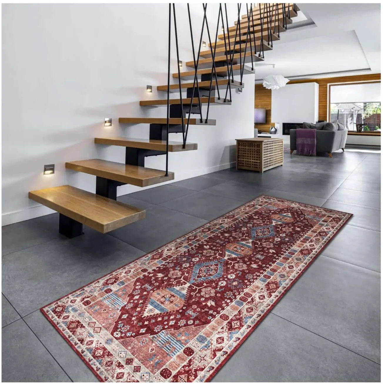 Madar Vintage Washable Rug - Image 7