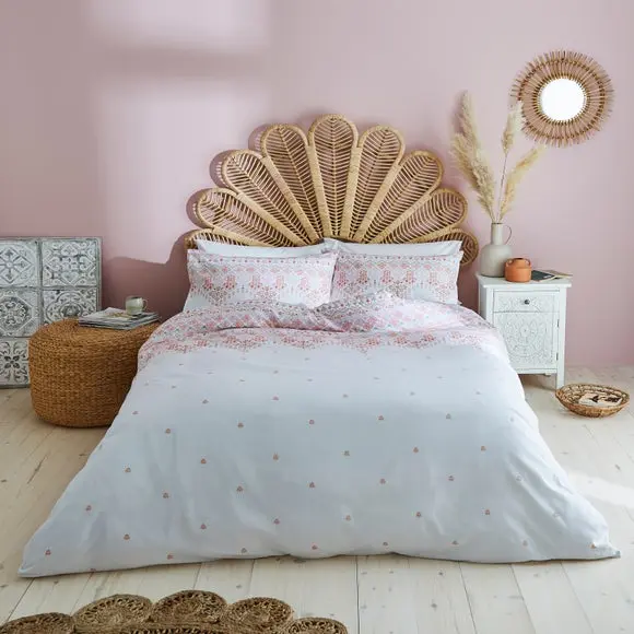 Maeva Tile Print Duvet Cover and Pillowcase Set