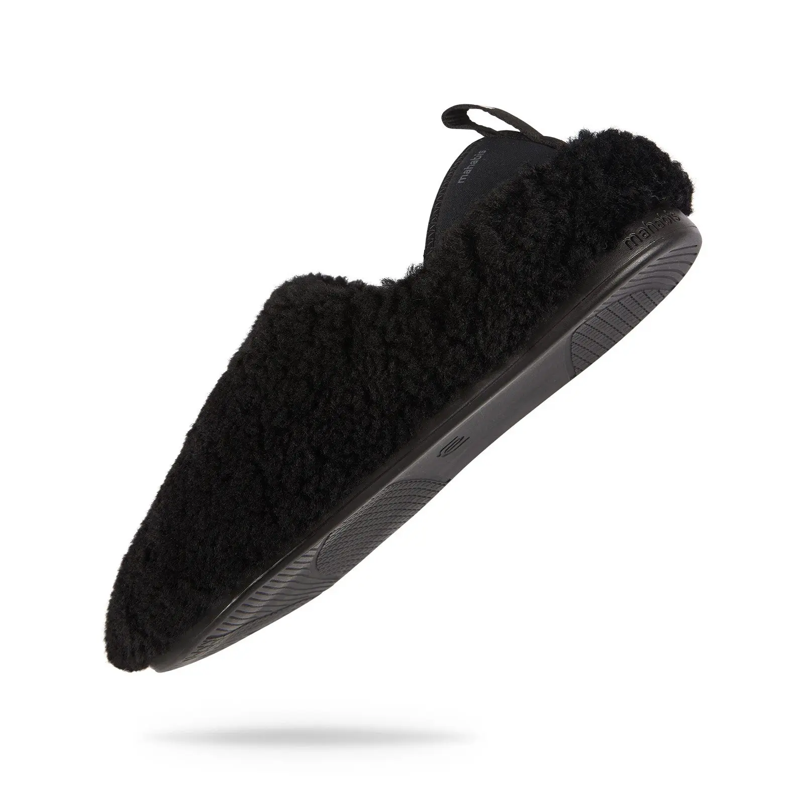 mahabis meribel in black shearling - Image 4