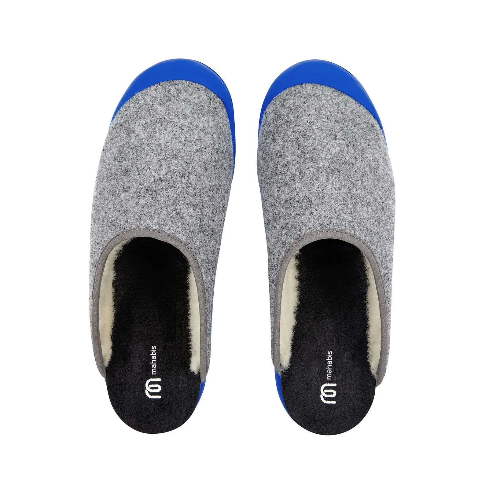 mahabis mule in larvik light grey x santorini blue - Image 2