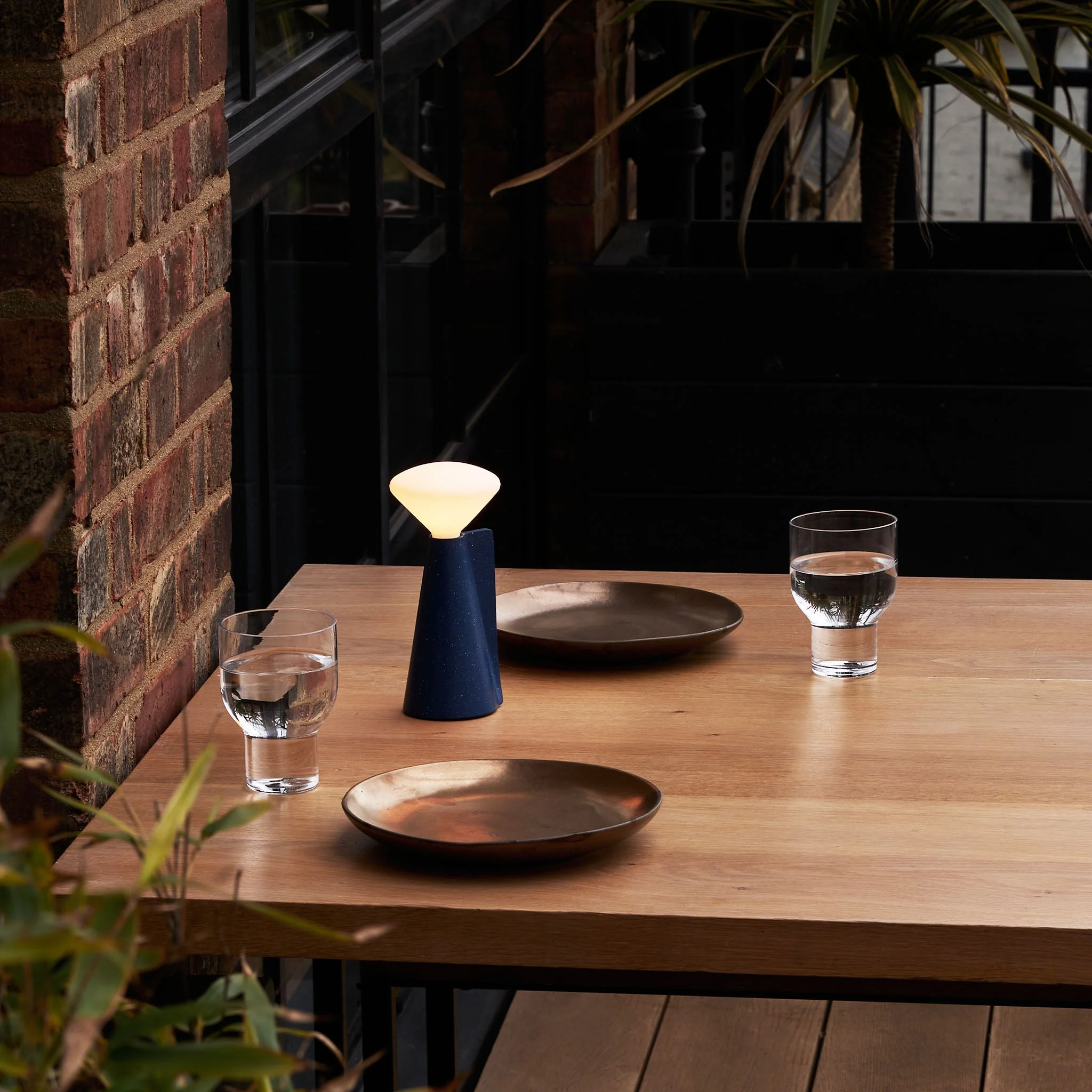 Mantle Portable Lamp in Cobalt Blue - Image 2
