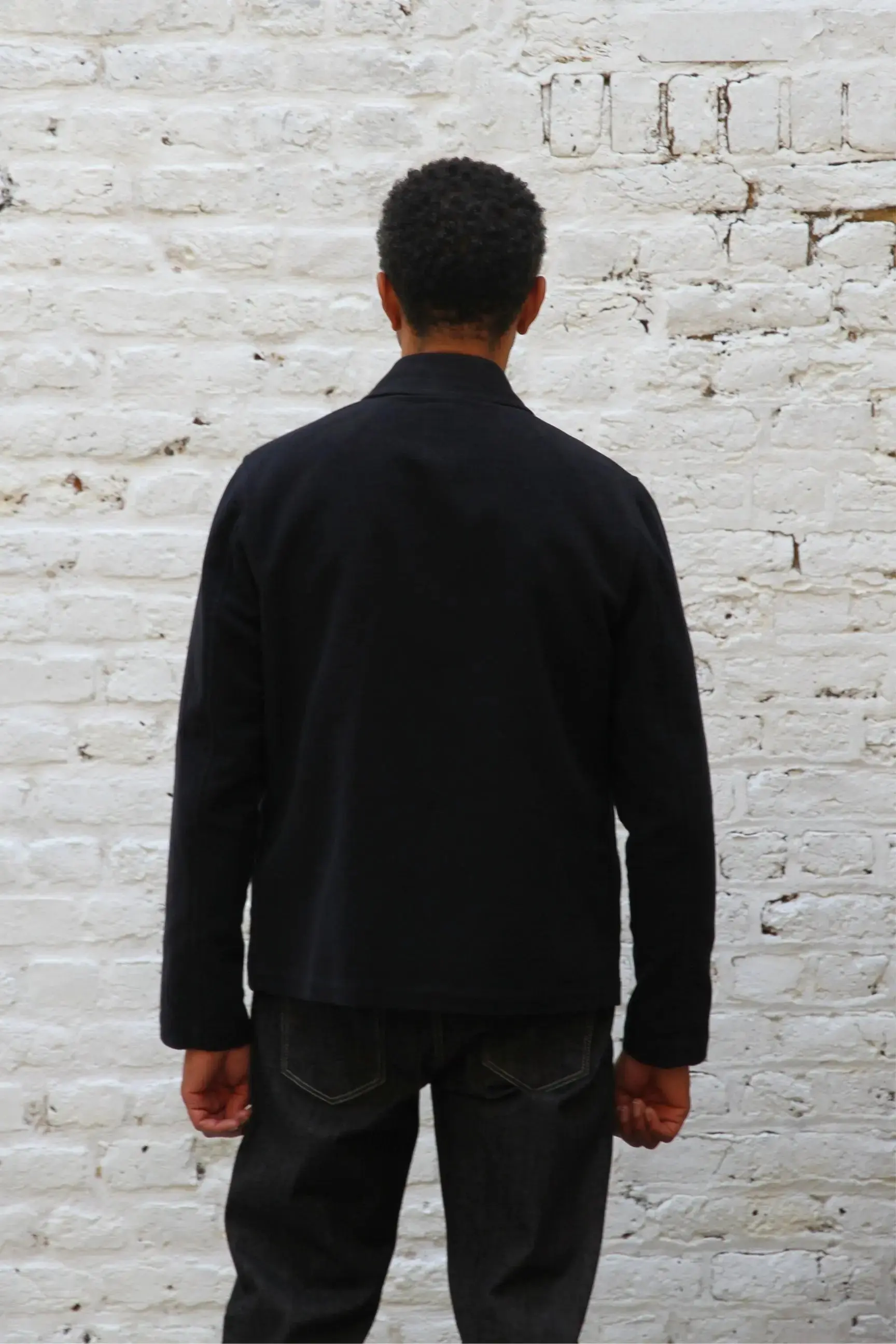Marchant Jacket  - Navy Moleskin - Image 4